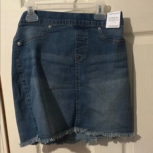 Calvin Klein Jeans Denim Skirt with White Waistband